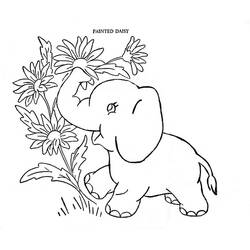 Coloring page: Elephant (Animals) #6490 - Free Printable Coloring Pages