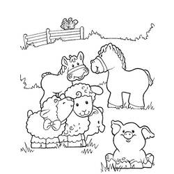 Coloring page: Farm Animals (Animals) #21403 - Free Printable Coloring Pages