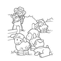 Coloring page: Farm Animals (Animals) #21414 - Free Printable Coloring Pages