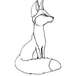 Coloring page: Fox (Animals) #14997 - Free Printable Coloring Pages