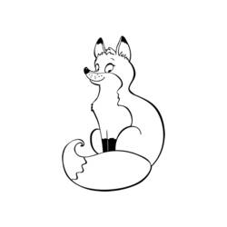 Coloring page: Fox (Animals) #15018 - Free Printable Coloring Pages