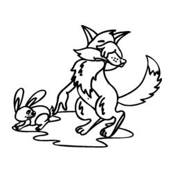 Coloring page: Fox (Animals) #15035 - Free Printable Coloring Pages