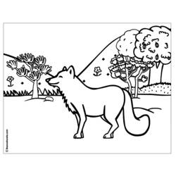 Coloring page: Fox (Animals) #15062 - Free Printable Coloring Pages