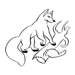 Coloring page: Fox (Animals) #15064 - Free Printable Coloring Pages
