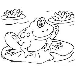 Coloring page: Frog (Animals) #7590 - Free Printable Coloring Pages