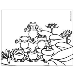 Coloring page: Frog (Animals) #7673 - Free Printable Coloring Pages