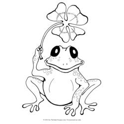 Coloring page: Frog (Animals) #7728 - Free Printable Coloring Pages