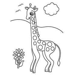 Coloring page: Giraffe (Animals) #7233 - Free Printable Coloring Pages