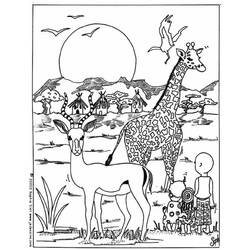 Coloring page: Giraffe (Animals) #7399 - Free Printable Coloring Pages
