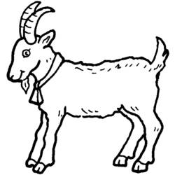 Coloring page: Goat (Animals) #2361 - Free Printable Coloring Pages