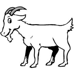 Coloring page: Goat (Animals) #2438 - Free Printable Coloring Pages