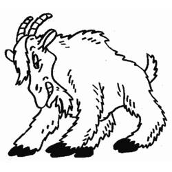 Coloring page: Goat (Animals) #2441 - Free Printable Coloring Pages