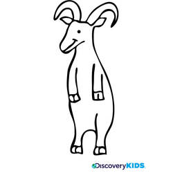 Coloring page: Goat (Animals) #2519 - Free Printable Coloring Pages