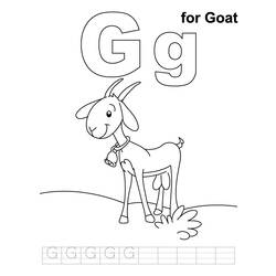 Coloring page: Goat (Animals) #2537 - Free Printable Coloring Pages