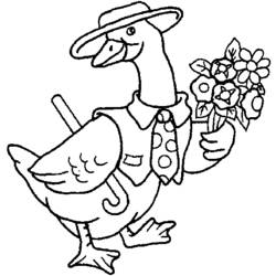 Coloring page: Goose (Animals) #11681 - Free Printable Coloring Pages