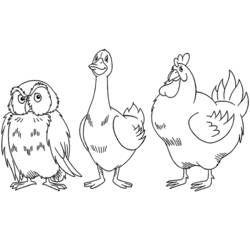 Coloring page: Goose (Animals) #11770 - Free Printable Coloring Pages