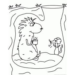 Coloring page: Groundhog (Animals) #10956 - Free Printable Coloring Pages