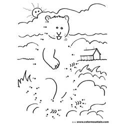 Coloring page: Groundhog (Animals) #10965 - Free Printable Coloring Pages
