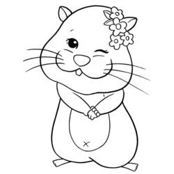 Coloring page: Hamster (Animals) #8035 - Free Printable Coloring Pages