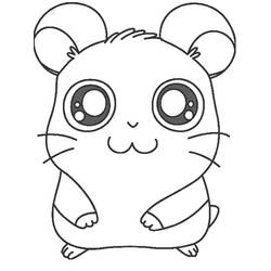 Coloring page: Hamster (Animals) #8043 - Free Printable Coloring Pages