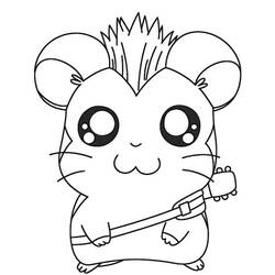 Coloring page: Hamster (Animals) #8070 - Free Printable Coloring Pages