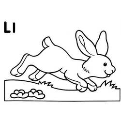 Coloring page: Hare (Animals) #10088 - Free Printable Coloring Pages