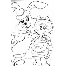 Coloring page: Hare (Animals) #10097 - Free Printable Coloring Pages