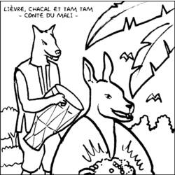 Coloring page: Hare (Animals) #10105 - Free Printable Coloring Pages