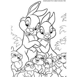 Coloring page: Hare (Animals) #10132 - Free Printable Coloring Pages