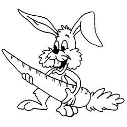 Coloring page: Hare (Animals) #10183 - Free Printable Coloring Pages