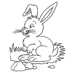 Coloring page: Hare (Animals) #10224 - Free Printable Coloring Pages