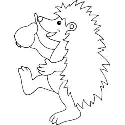 Coloring page: Hedgehog (Animals) #8296 - Free Printable Coloring Pages