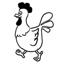 Coloring page: Hen (Animals) #17534 - Free Printable Coloring Pages