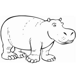 Coloring page: Hippopotamus (Animals) #8641 - Free Printable Coloring Pages