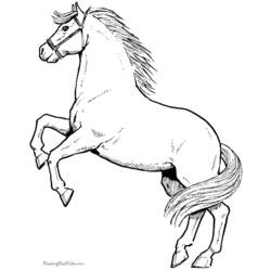 Coloring page: Horse (Animals) #2164 - Free Printable Coloring Pages