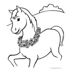 Coloring page: Horse (Animals) #2181 - Free Printable Coloring Pages