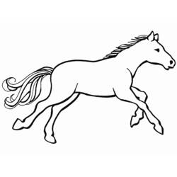 Coloring page: Horse (Animals) #2241 - Free Printable Coloring Pages
