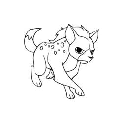 Coloring page: Hyena (Animals) #19634 - Free Printable Coloring Pages