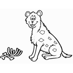 Coloring page: Hyena (Animals) #19636 - Free Printable Coloring Pages