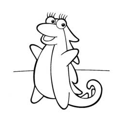 Coloring page: Iguana (Animals) #8920 - Free Printable Coloring Pages