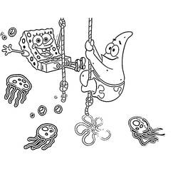 Coloring page: Jellyfish (Animals) #20450 - Free Printable Coloring Pages
