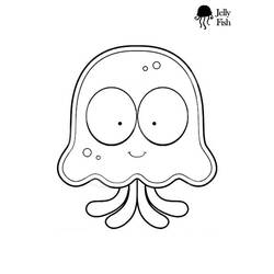 Coloring page: Jellyfish (Animals) #20466 - Free Printable Coloring Pages