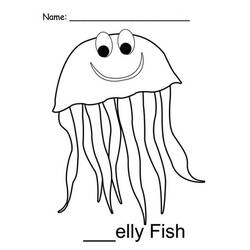 Coloring page: Jellyfish (Animals) #20577 - Free Printable Coloring Pages