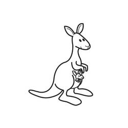 Coloring page: Kangaroo (Animals) #9110 - Free Printable Coloring Pages