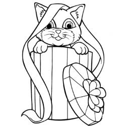 Coloring page: Kitten (Animals) #18131 - Free Printable Coloring Pages
