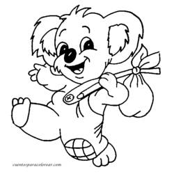 Coloring page: Koala (Animals) #9304 - Free Printable Coloring Pages