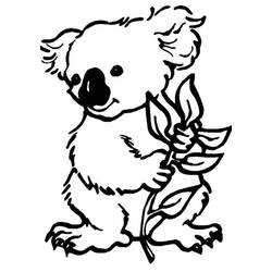 Coloring page: Koala (Animals) #9309 - Free Printable Coloring Pages