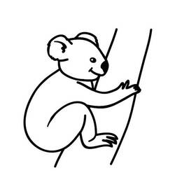 Coloring page: Koala (Animals) #9401 - Free Printable Coloring Pages