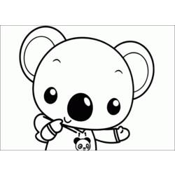 Coloring page: Koala (Animals) #9465 - Free Printable Coloring Pages