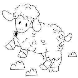 Coloring page: Lamb (Animals) #191 - Free Printable Coloring Pages
